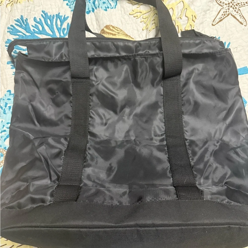 Puma Black Duffel Bag with Gold Logo